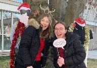 Adventstimmung im Schulhof