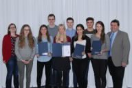 Eine Gruppe von Schülerinnen und Schülern der 7. und 8. Klassen...