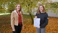 Pia Wagner (7a) legte Unternehmerprüfung ab