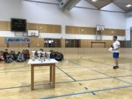 Das traditionelle Fußballturnier ...