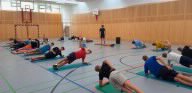 Unsere angehenden Sportinstruktor*innen mit dem Schwerpunkt....