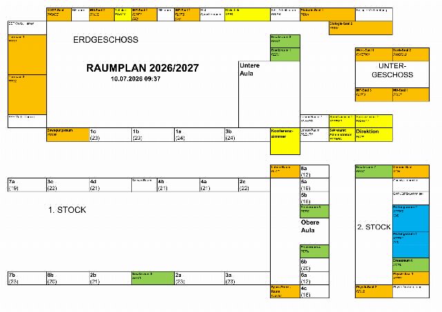 Raumplan des BG Horn als Bild. Ein PDF steht weiter unten als barrierefreie Alternative zur Verfügung.