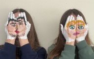 Faschingsstunde in Kunst und Gestaltung