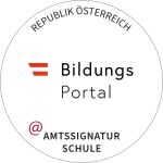 Bildmarke des Bildungsportals, wie sie auf amtssignierten Dokumenten des BG Horn aufscheint.