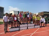 BG Horn Gruppe D weiblich Leichtathletik Landesmeister!