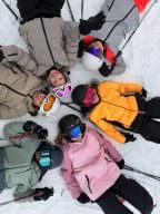 Skikurs der zweiten Klassen
